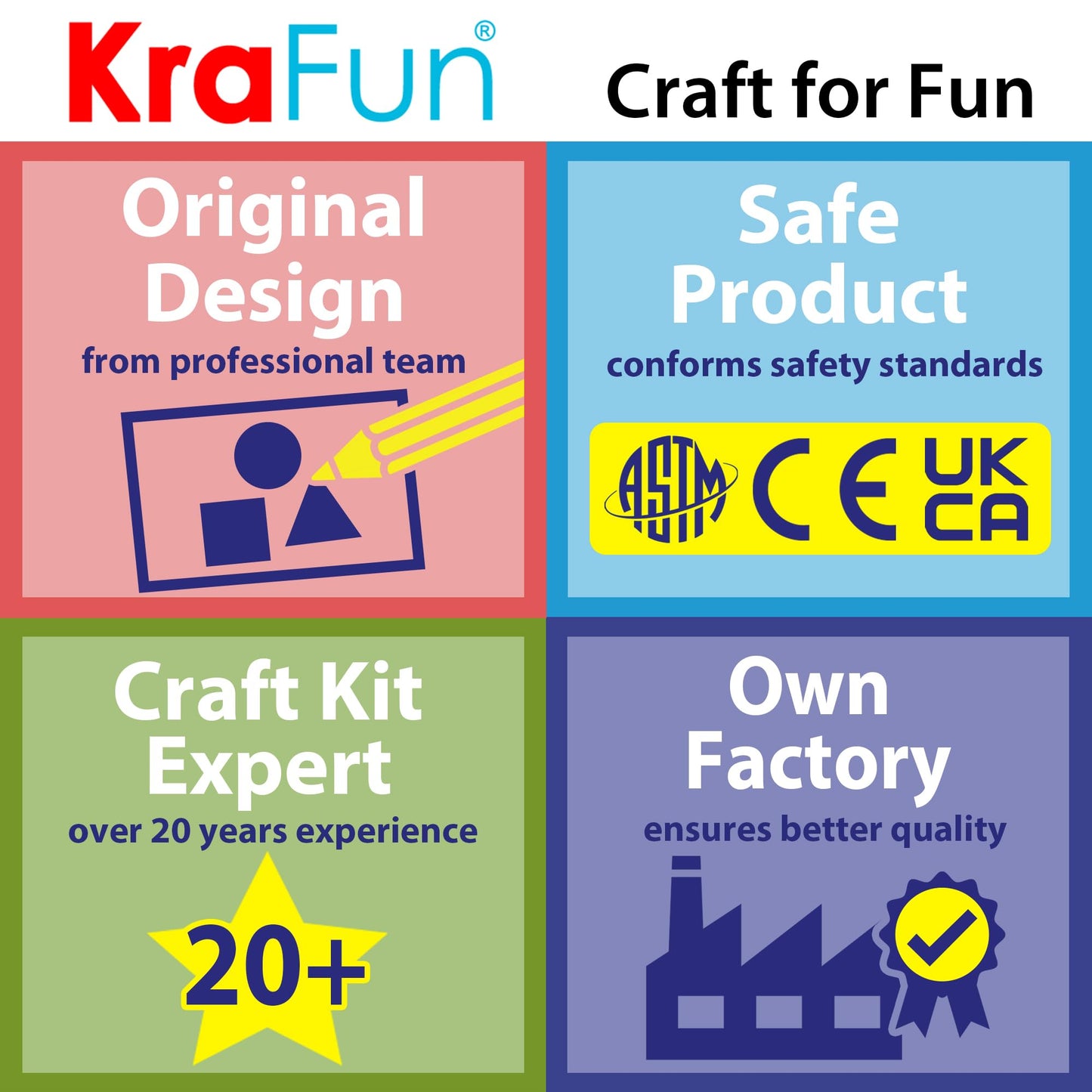 KRAFUN My First Sewing Kit for Kids Age 5+ Beginner Art & Craft, Includes 7 Easy Projects Dolls, Pillows, Bag, Instruction & Plush Felt Materials for Learn to Sew, Embroidery Skills 🍁 All In One Marketplace Canada