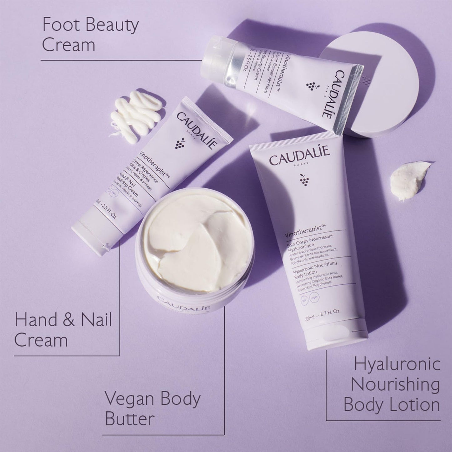 Caudalie Vinotherapist Hand and Nail Cream with Shea Butter and Grapeseed Oil, Vegan and Dermatologically Tested - 75 mL 🍁 All In One Marketplace Canada