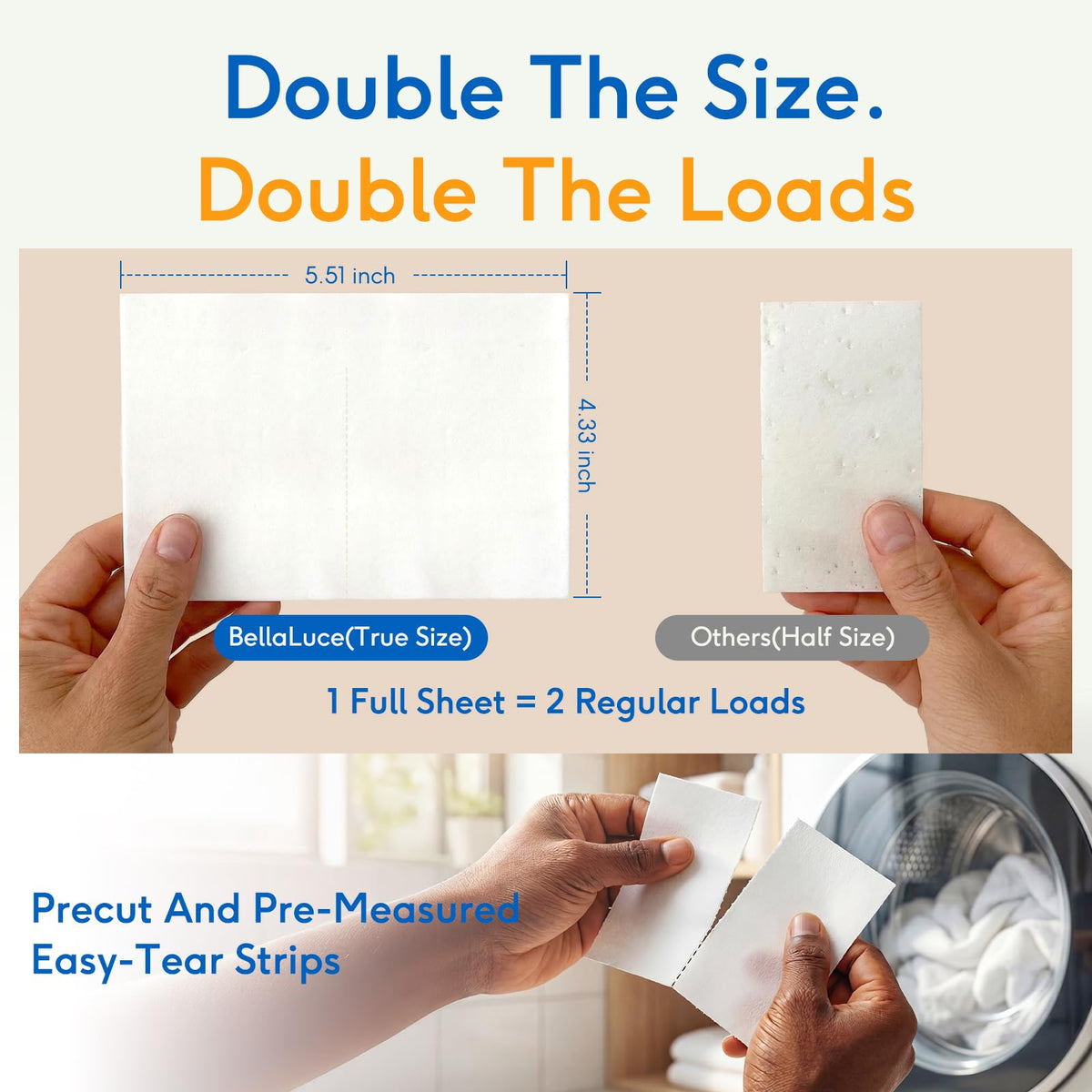 Laundry Detergent Sheets (240 Loads) - Space-Saving, Hypoallergenic,Travel-Friendly,Deep Cleaning, Fresh Linen Scent, Plastic-Free, Eco-Conscious, Paraben-Free, No Mess, Fast Dissolve 🍁 All In One Marketplace Canada