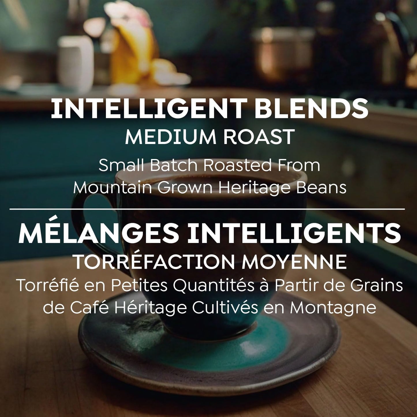 Intelligent Blends Medium Dark Roast Coffee Pods, 100 ct, Single Serve Pods – 100% Arabica Coffee, Compatible with Keurig K Cups Maker 🍁 All In One Marketplace Canada
