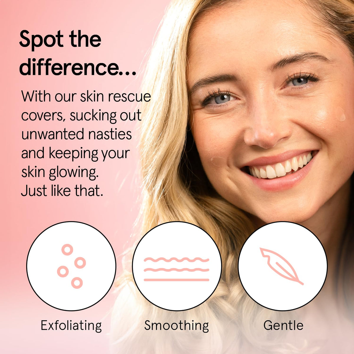 grace & stella Award Winning Invisible Spot Covers with Hydrocolloid (Round, 72 Count) - Spot Covers with Salicylic Acid and Tea Tree for Absorbing Impurities - Dermatologist Tested Skin Care, Cruelty Free, Vegan 🍁 All In One Marketplace Canada