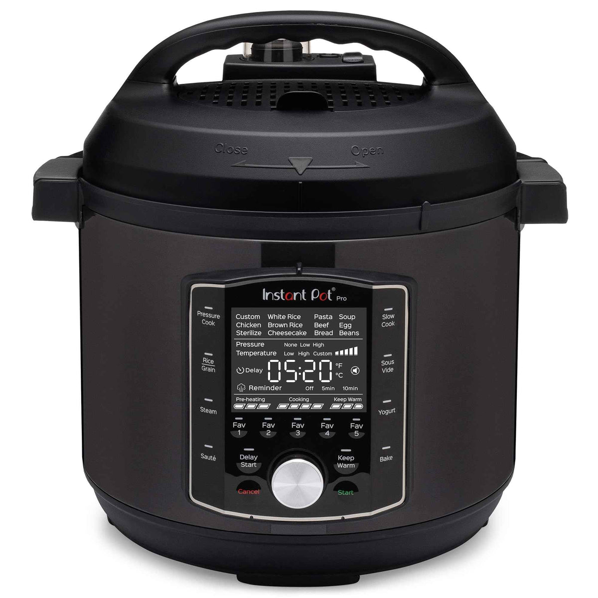 Instant Pot Pro (8 Quart) 10-in-1 Pressure Cooker, Slow Cooker, Rice/Grain Cooker, Steam, Sauté, Sous Vide, Yogurt Maker, Sterilizer and Warmer, Includes App
