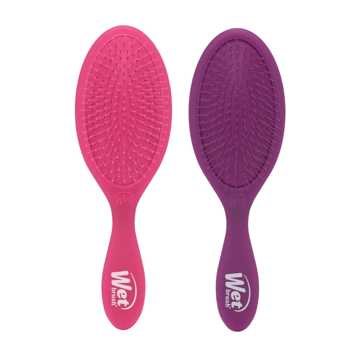 Wet Brush Original Detangler Hair Brush, Pink and Purple - 2 Piece Bundle 🍁 All In One Marketplace Canada