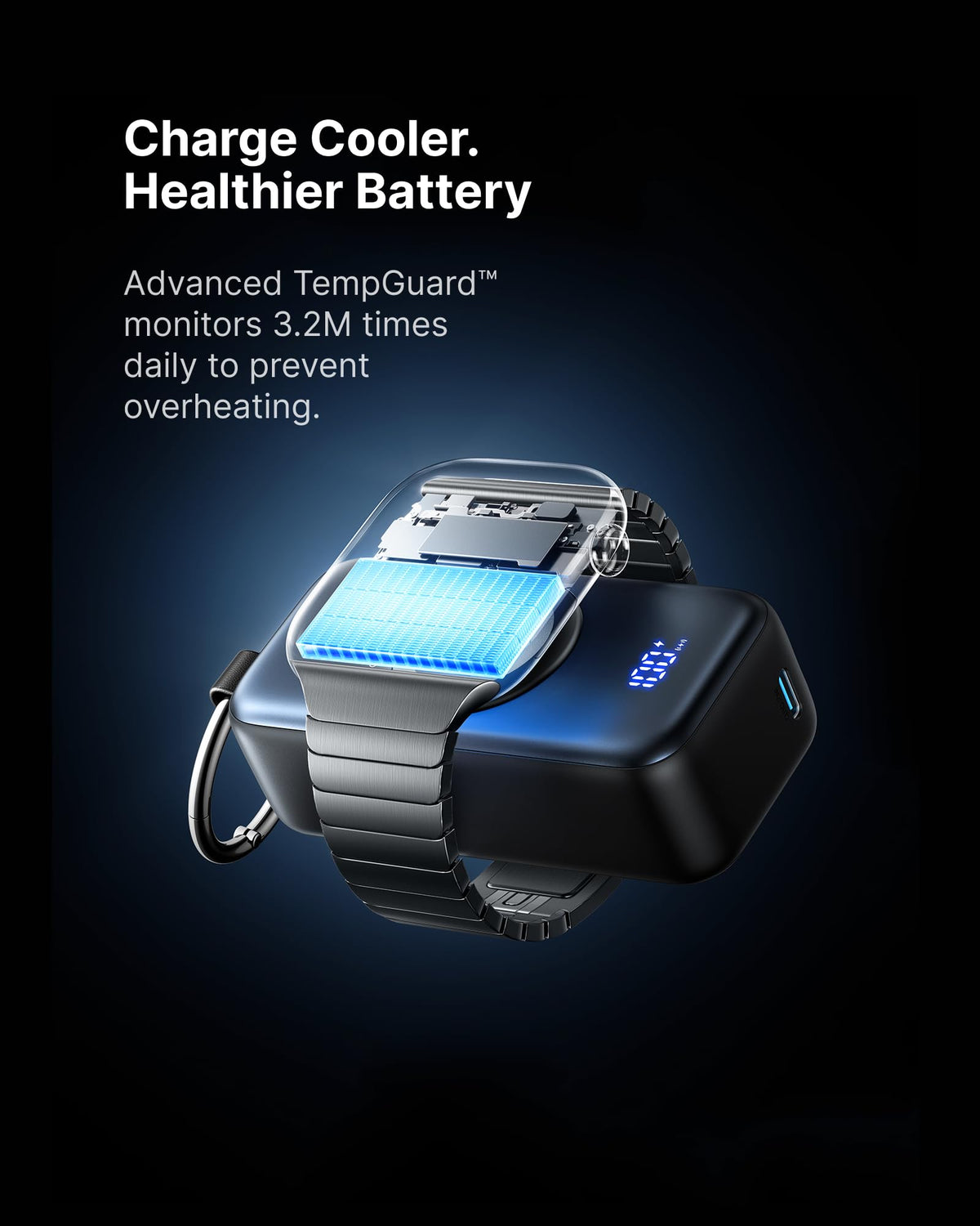 INIU Mini Portable Charger for Apple Watch, Power Bank with Built-in USB C Cable, 5000mAh 20W PD Fast Charging smart Watch Charging Dock for Apple Watch Ultra 11 10 9 8 SE, iPhone Air 17 16 15 Air 🍁 All In One Marketplace Canada