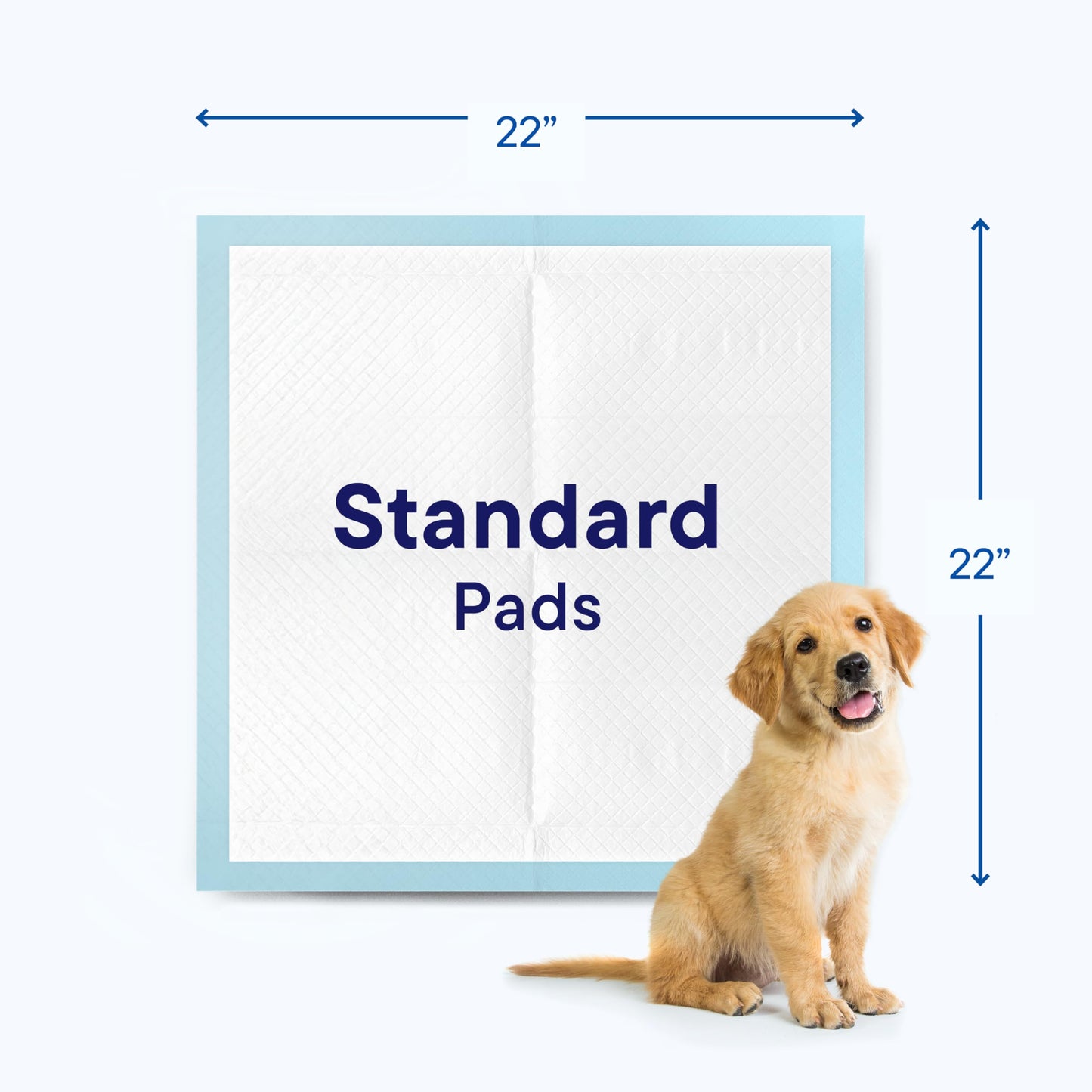 Puppy Pads Pet Pee Pads for Dogs & Puppy Training - 100 Count - Potty Pads for Dogs 22" x 22" Leak-Proof Dog Pee Pads - Quick-Dry Surface - Heavy Duty Absorbent Disposable Dog Wee Pad Bulk Pack 🍁 All In One Marketplace Canada