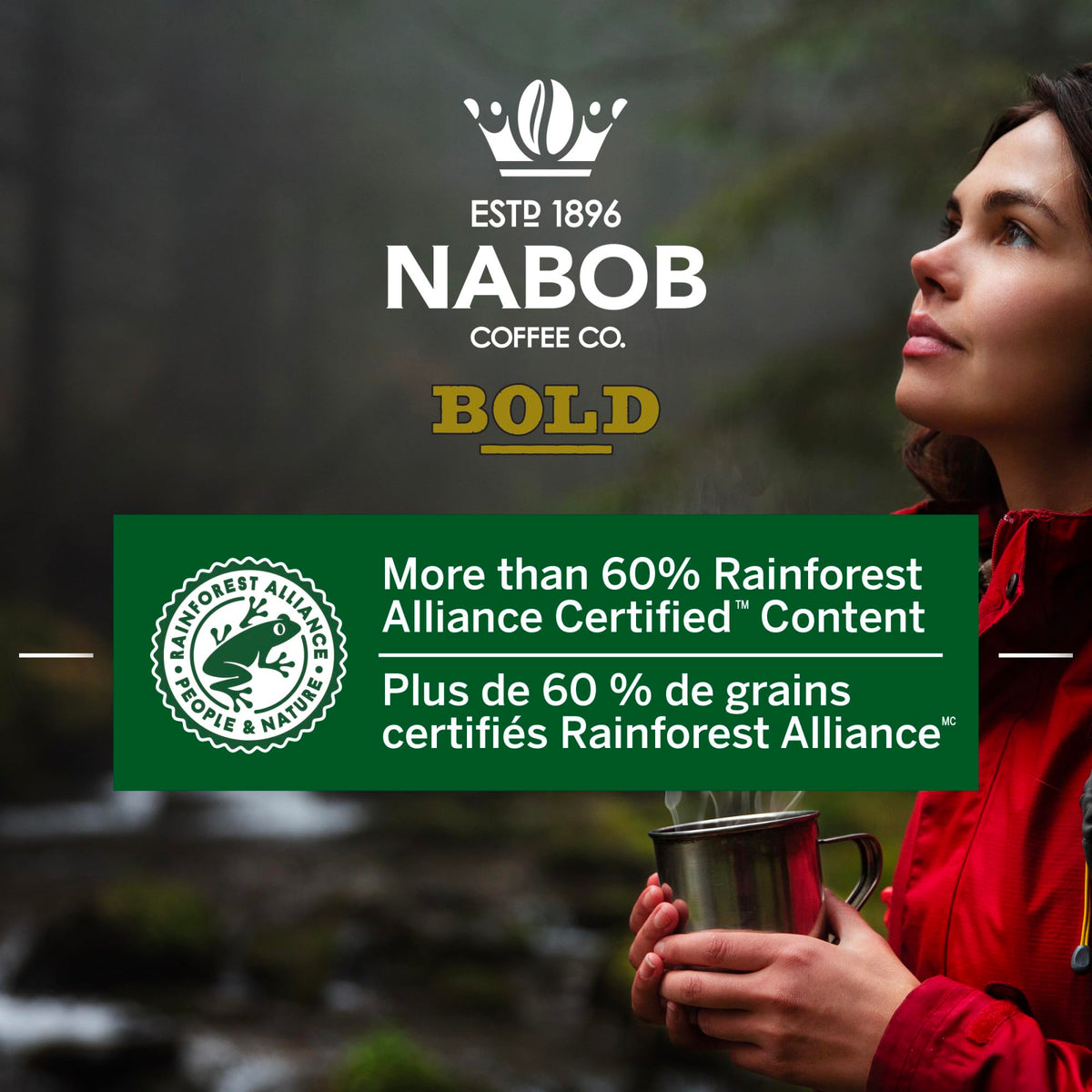 Nabob Bold Full City Dark 100% Compostable Pods, 56 Pods 🍁 All In One Marketplace Canada