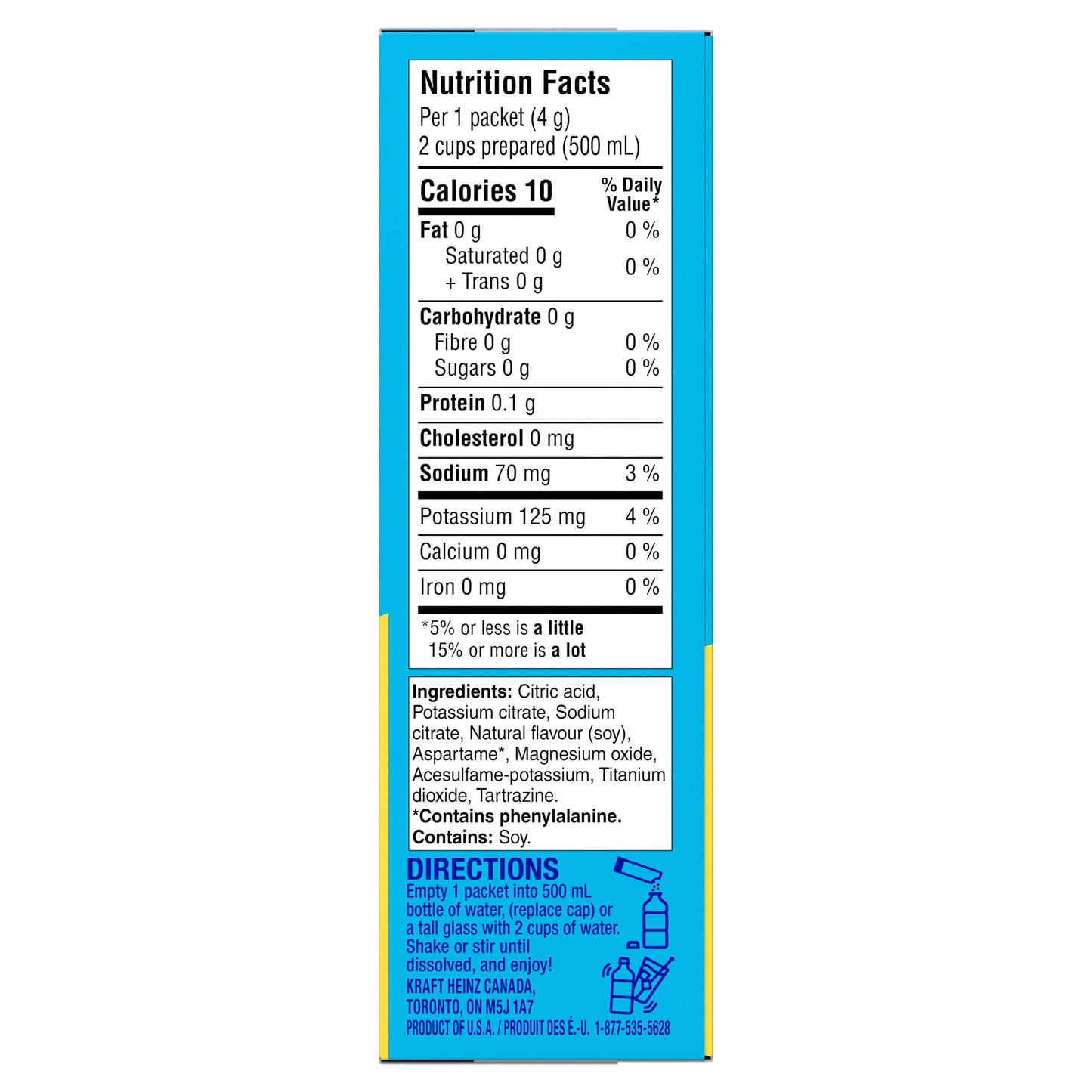 mio Lemonade Powdered Drink Mix, 8 ct. Case 🍁 All In One Marketplace Canada