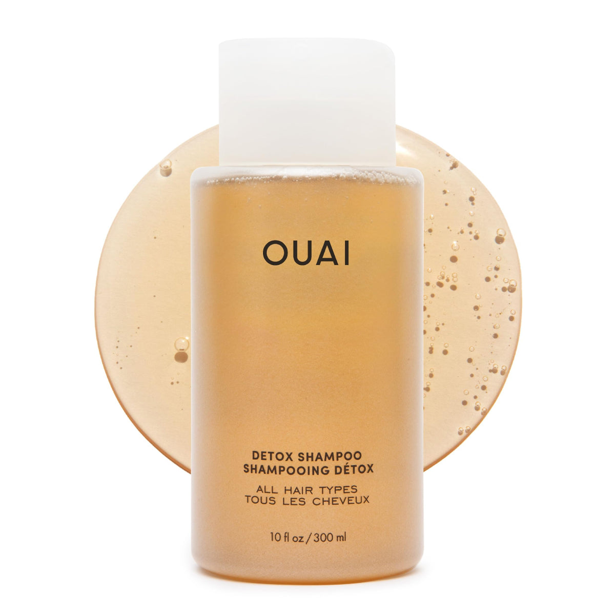 OUAI Detox Shampoo - Clarifying Shampoo for Build Up, Dirt, Oil, Product and Hard Water - Apple Cider Vinegar & Keratin for Clean, Refreshed Hair - Sulfate-Free Hair Care (10 oz) 🍁 All In One Marketplace Canada