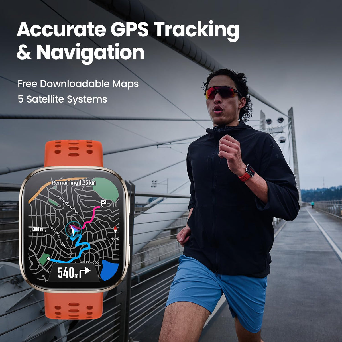 Amazfit Bip 6 Smart Watch 46mm, 14 Day Battery, 1.97" AMOLED Display, GPS & Free Maps, AI, Bluetooth Call & Text, Health, Fitness & Sleep Tracker, 140+ Workout Modes, 5 ATM Water-Resistance, Black 🍁 All In One Marketplace Canada