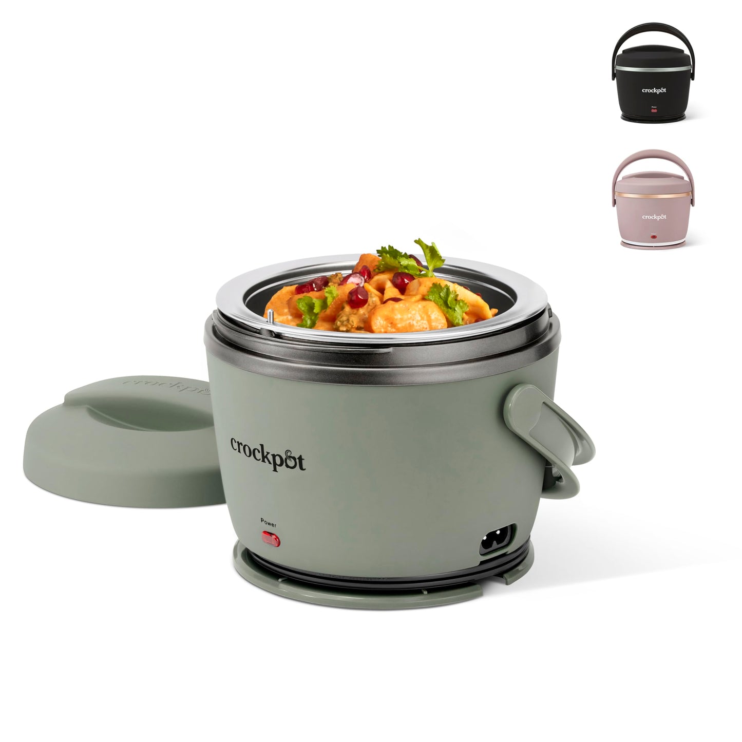 Crock-Pot Electric Lunch Box, Portable Food Warmer for On-the-Go, 20-Ounce (591 mL), Moonshine Green 🍁 All In One Marketplace Canada