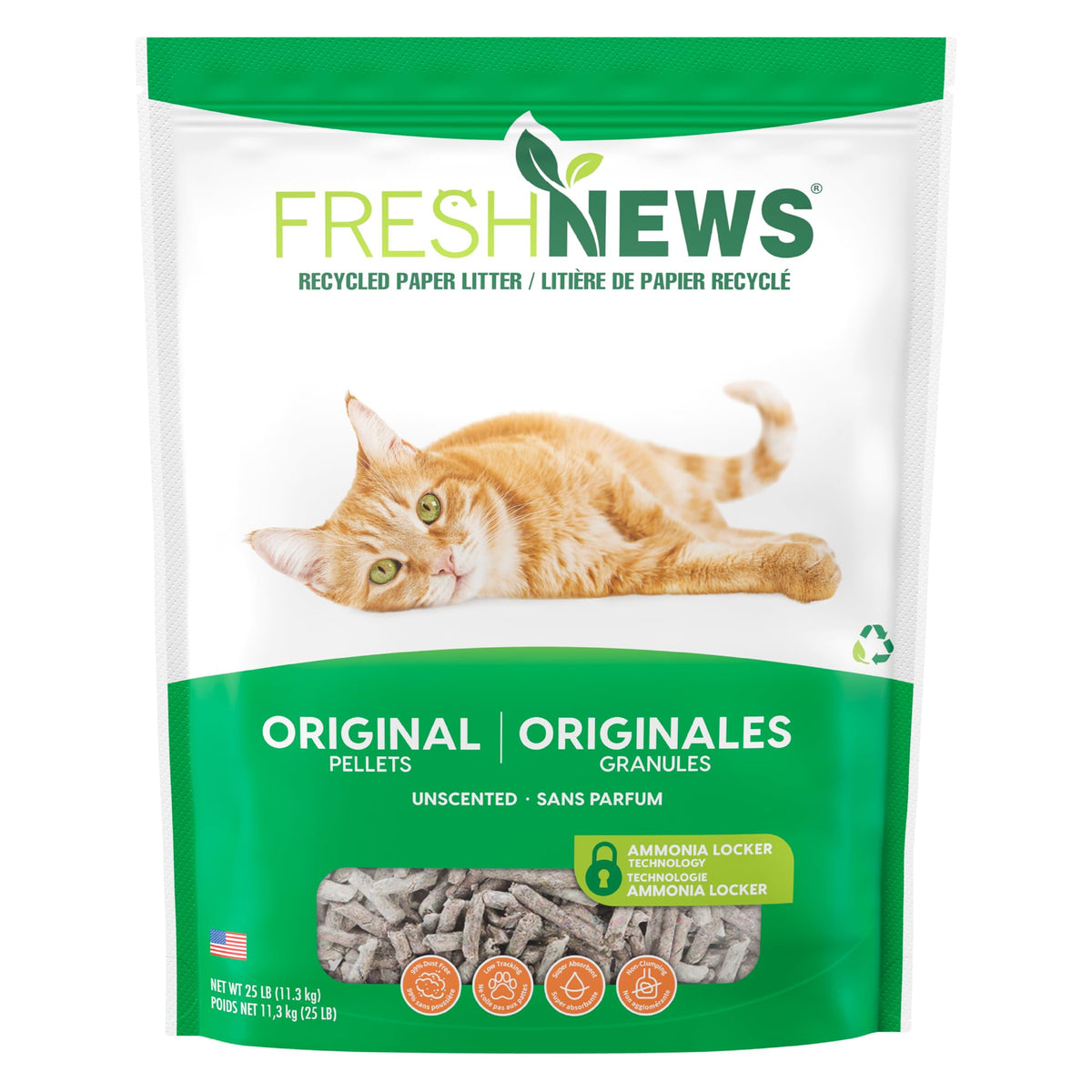 Fresh News Cat Litter, 25 Pounds, Beige 🍁 All In One Marketplace Canada