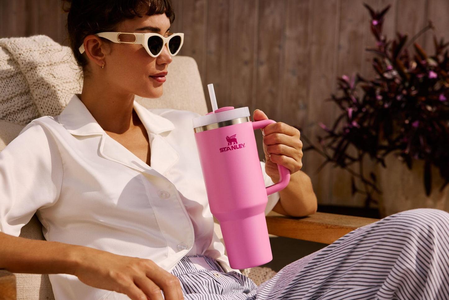 Stanley Quencher H2.0 Tumbler with Handle and Straw 30 oz | Flowstate 3-Position Lid | Cup Holder Compatible for Travel | Insulated Stainless Steel Cup | BPA-Free | Lilac 🍁 All In One Marketplace Canada