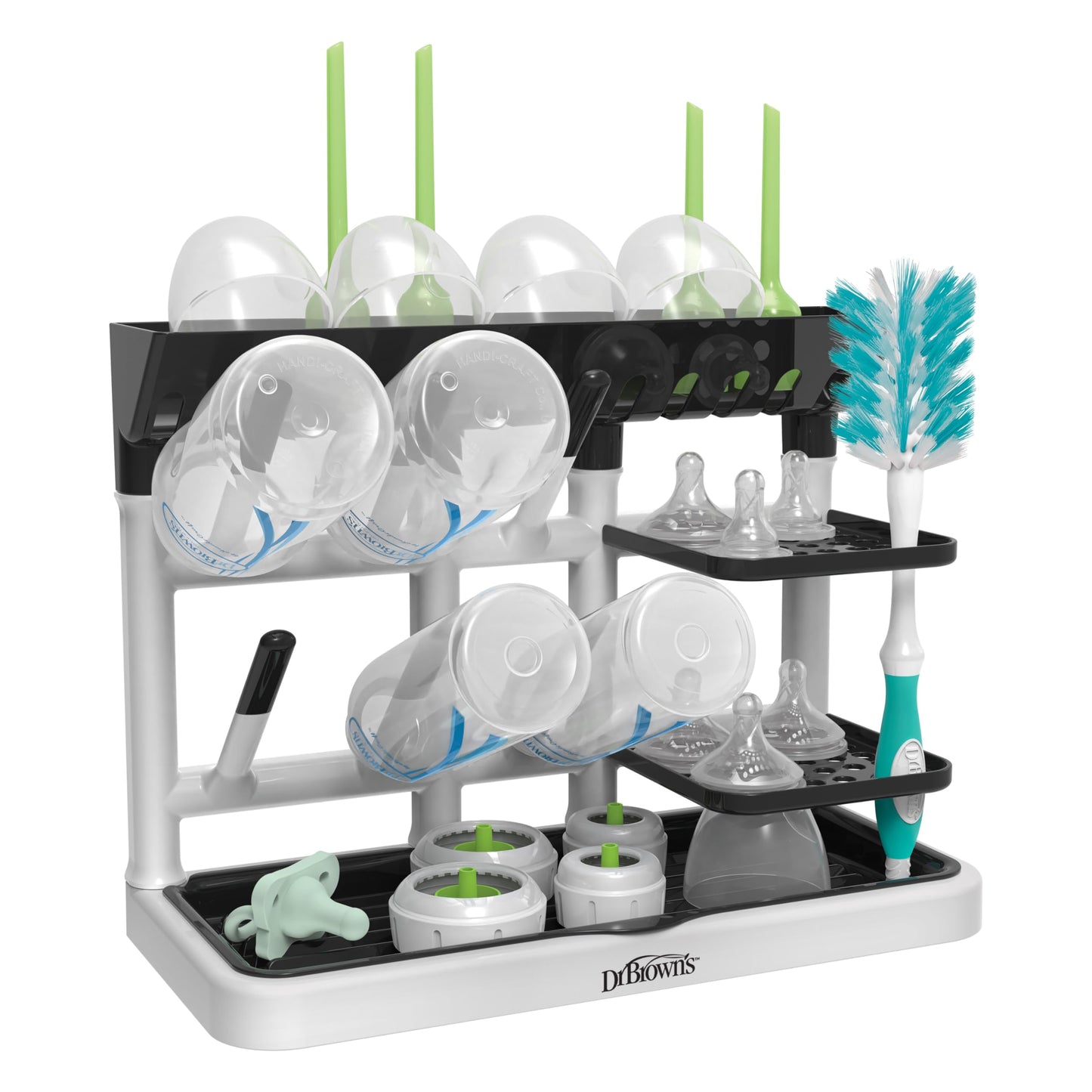 Dr. Brown’s™ Drying Tower, Stand-Up Drying Rack, Countertop Baby Bottle Drying with Organized Storage for Baby Essentials, Space Saving Vertical Rack 🍁 All In One Marketplace Canada