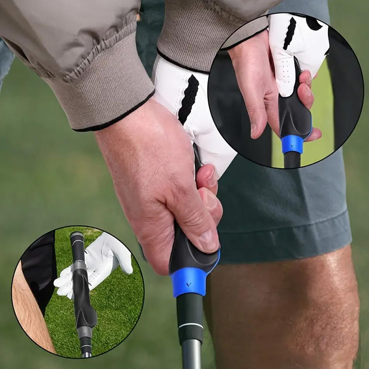 Golf Training Grip Club Corrector, Improves Swing Alignment and Hand Positioning for Practice or Home Training 🍁 All In One Marketplace Canada
