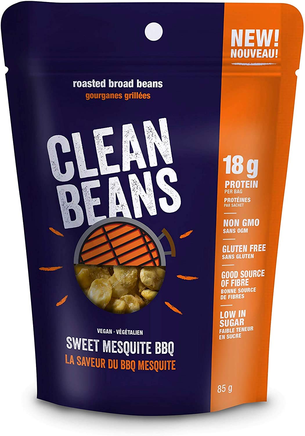 NUTRAPHASE Clean Beans - Sweet Mesquite Bbq, 6 Count 🍁 All In One Marketplace Canada