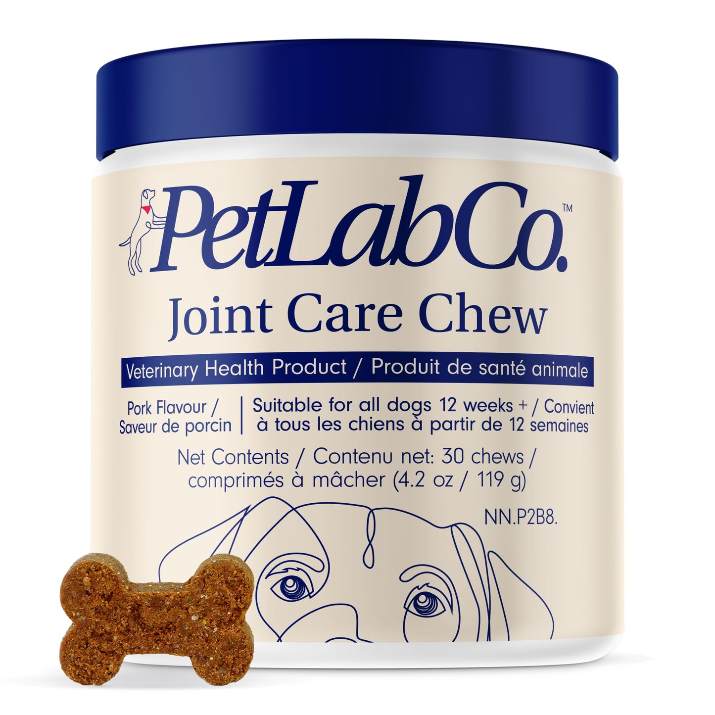 Petlab Co. Joint Care Chews, High Levels of Glucosamine for Dogs, Green Lipped Mussels, Omega 3 and Turmeric, Dog Hip and Joint Supplement to Actively Support Mobility, Packaging May Vary 🍁 All In One Marketplace Canada