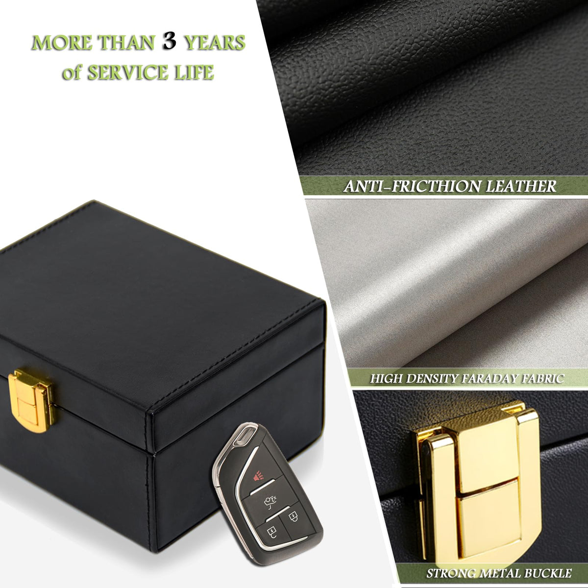 Faraday Box for Car Keys & 2 Pack Faraday Bag for Key Fob Protector, RFID Key Box Faraday Pouch Cage Car Key Signal Blocking Box Anti Theft Car Key Box Signal Blocker 🍁 All In One Marketplace Canada