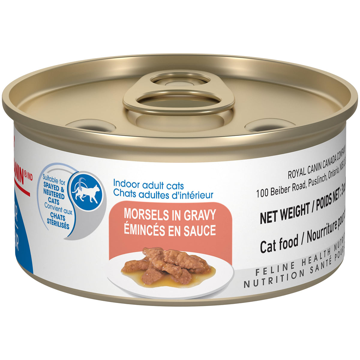 Royal Canin Adult Feline Health Nutrition Morsels in Gravy Cat Food for Indoor Cats, 3 oz can (12-Count) 🍁 All In One Marketplace Canada
