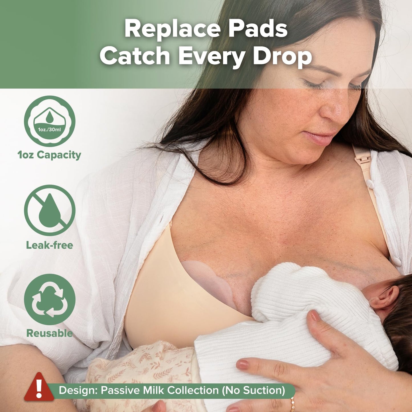 haakaa Petal Soft Silicone Milk Collector丨Discreet Leak-Protection Breast Milk Saver, Reusable Breast Shells Milk Collection Cup for Breastfeeding with Cleaning Brush- 2PCS 🍁 All In One Marketplace Canada