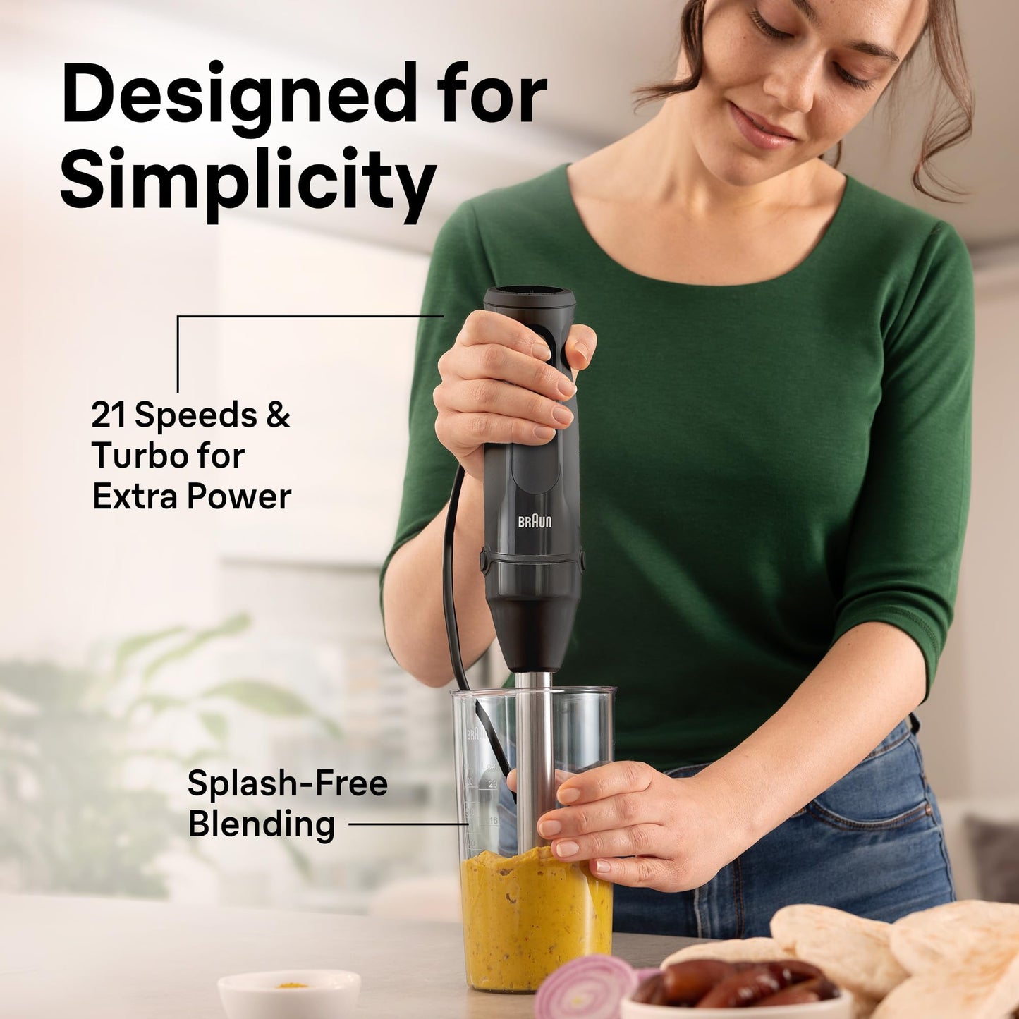 Braun MultiQuick 5 Vario Hand Blender, 21-Speed w/TurboBoost 🍁 All In One Marketplace Canada