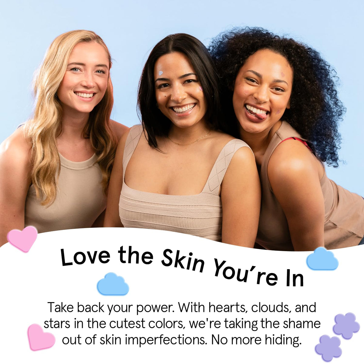 grace & stella Award Winning Skin Rescue Covers with Hydrocolloid (Multishape, 72 Count) - With Salicylic Acid and Tea Tree for Absorbing Impurities - Dermatologist Tested Skin Care, Cruelty Free, Vegan 🍁 All In One Marketplace Canada
