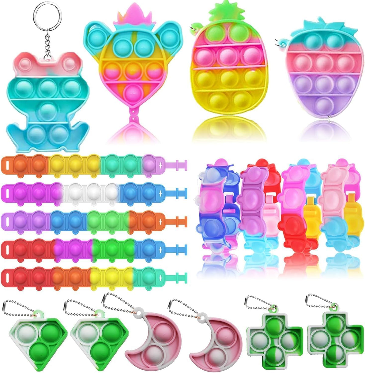 124 Pcs Party Favors for Kids 6-8 8-12, Birthday Gifts, Treasure Chest Toys, Carnival Prizes, School Classroom Party Supplies, Pinata Filler, Stocking Stuffers, Goodie Bag Items for Kids 🍁 All In One Marketplace Canada