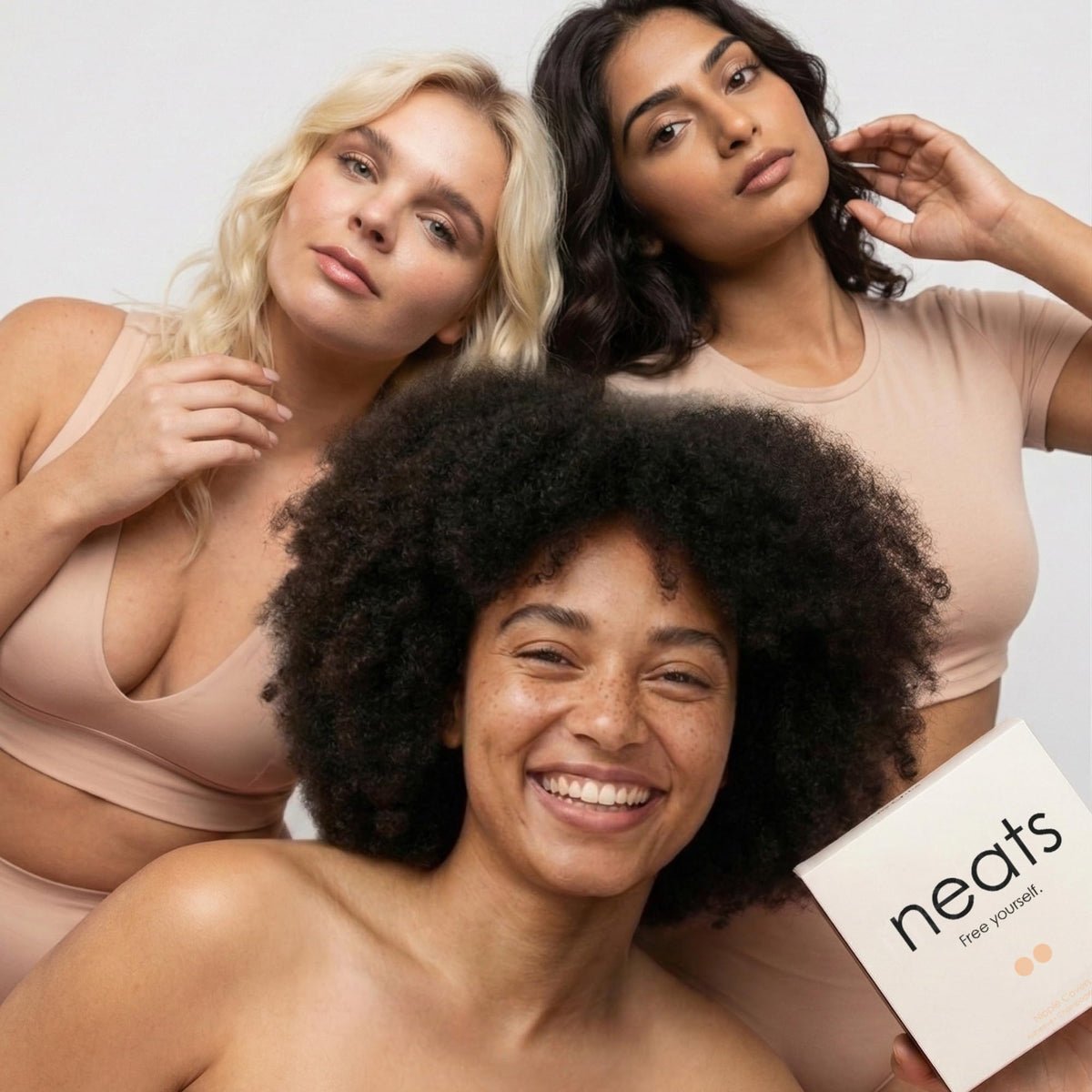 NEATS Nipple Covers for Women, Reusable & Hypoallergenic Nipple Pads, Adhesive Silicone Pasties Bra Champagne 🍁 All In One Marketplace Canada