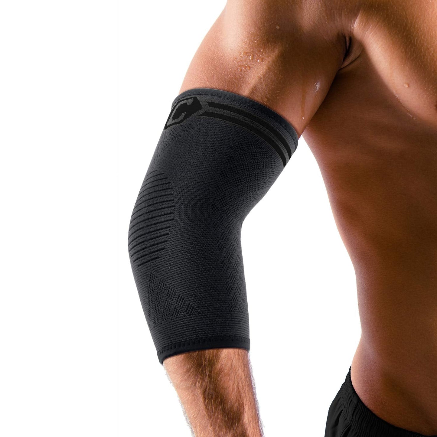 CAMBIVO Elbow Brace for Tendonitis 2 Pack, Tennis Elbow Brace for Men and Women, Elbow Compression Sleeve, Elbow Support for Tennis Elbow, Golf Elbow, Workouts, Weightlifting(Black, Medium) 🍁 All In One Marketplace Canada