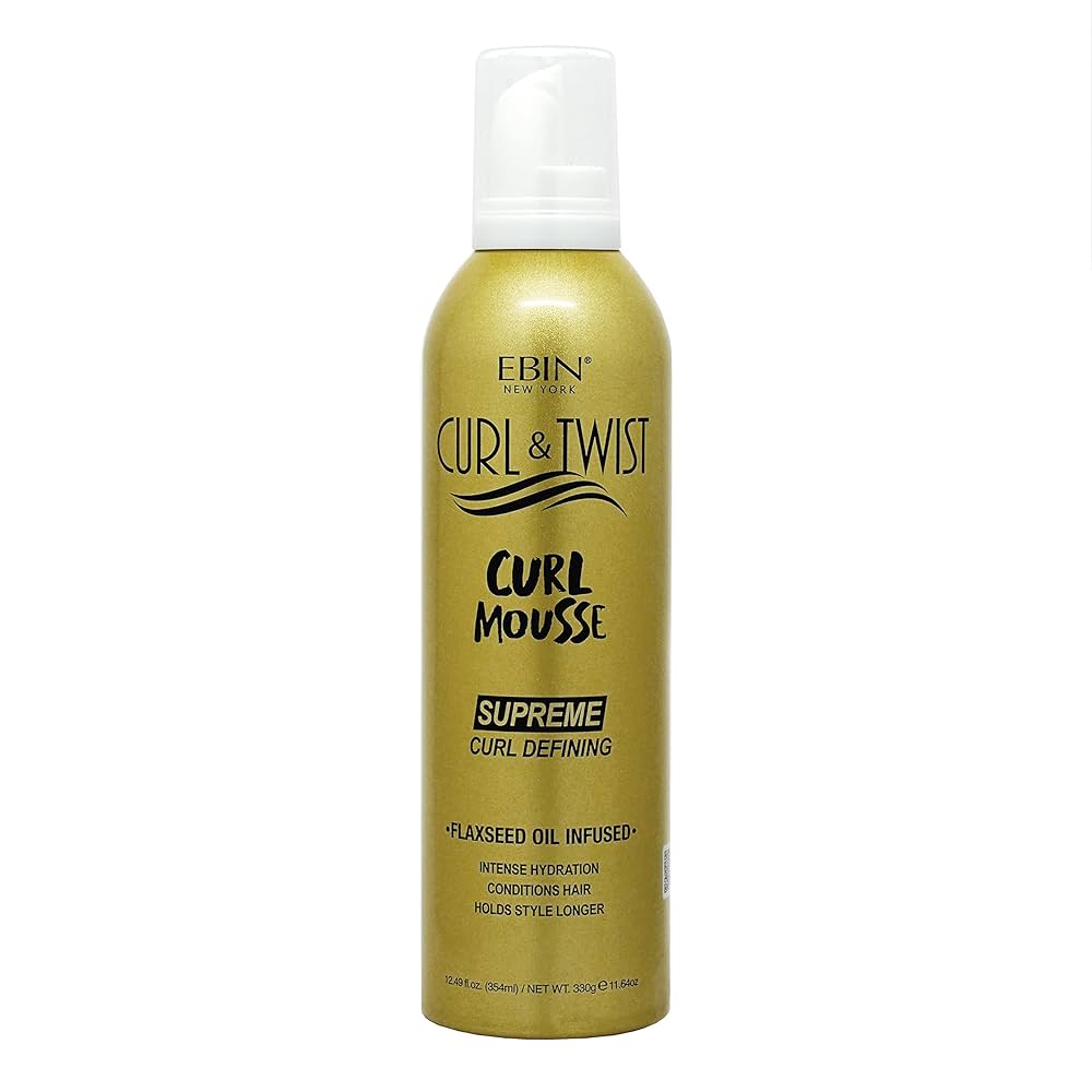 EBIN NEW YORK CURL & TWIST CURL MOUSSE SUPREME CURL DEFINING 12.49OZ