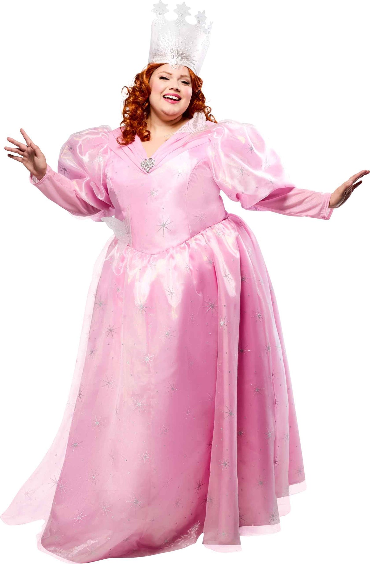 Rubies Women's Wizard of Oz Glinda Plus Size Costume for Themed Party and Halloween, 2X,