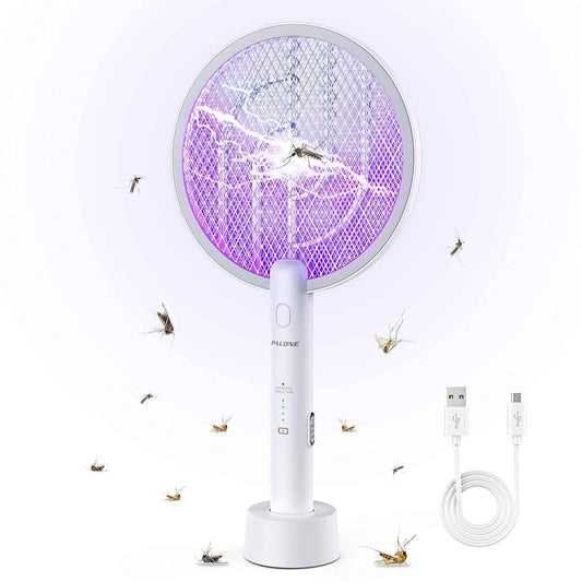 PALONE Bug Zapper Racket, Electric Bug Zapper, 4000V Electric Swatter 3 Layers Lamp, Indoor Zapper Without Waving Hands for Kitchen, Home, Garden and Outdoors 🍁 All In One Marketplace Canada