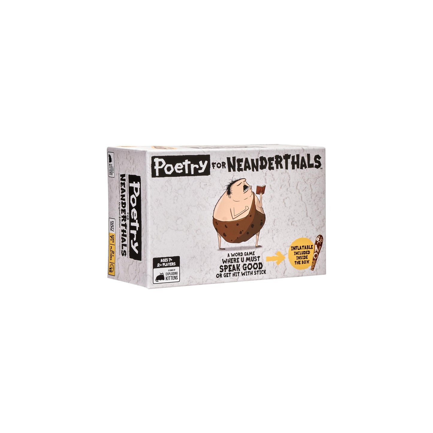 Poetry for Neanderthals by Exploding Kittens - 2+ Players - Ages 7+ - 15 Minutes to Play - Competitive Word Guessing Game - Party Game, Family Game Night, Kid and Adult Card Game 🍁 All In One Marketplace Canada