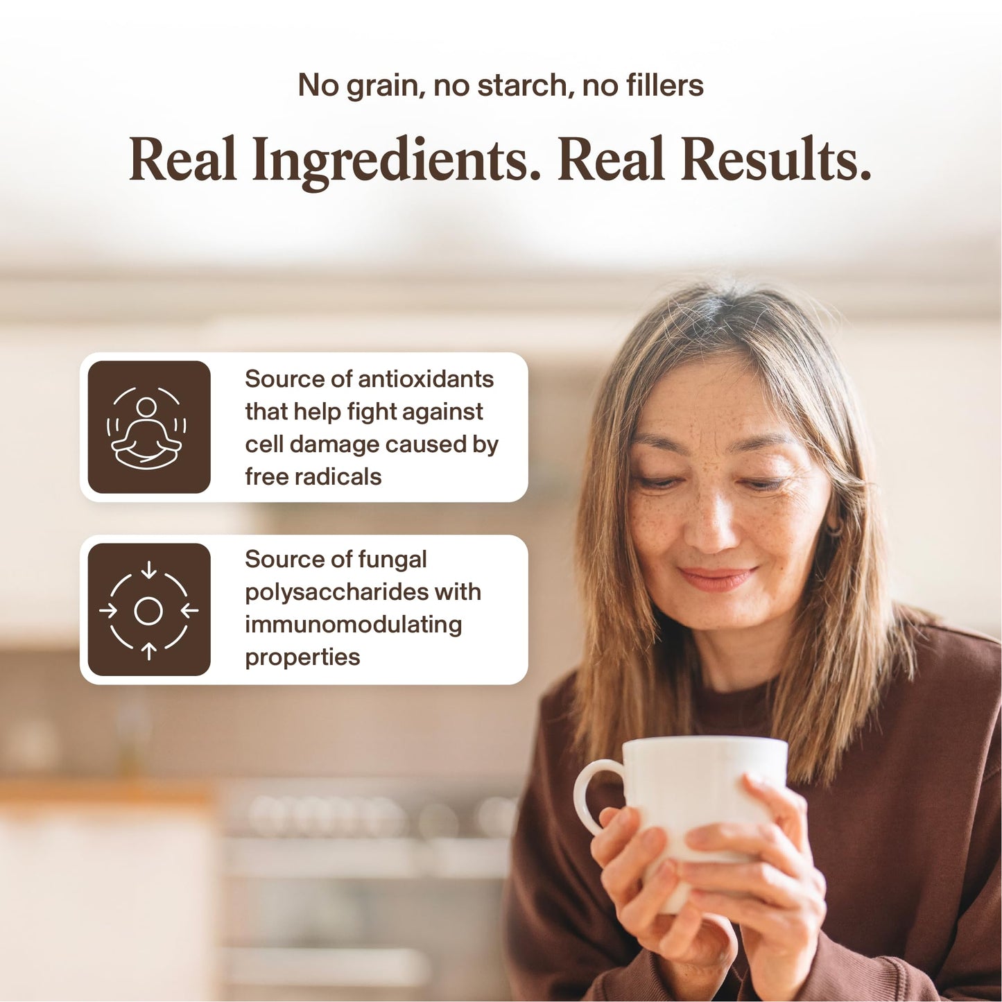 Real Mushrooms Lions Mane Capsules- Organic Mushroom Extract With Immunomodulating Properties Antioxidants - Vegan Supplement, 300 Capsules 🍁 All In One Marketplace Canada
