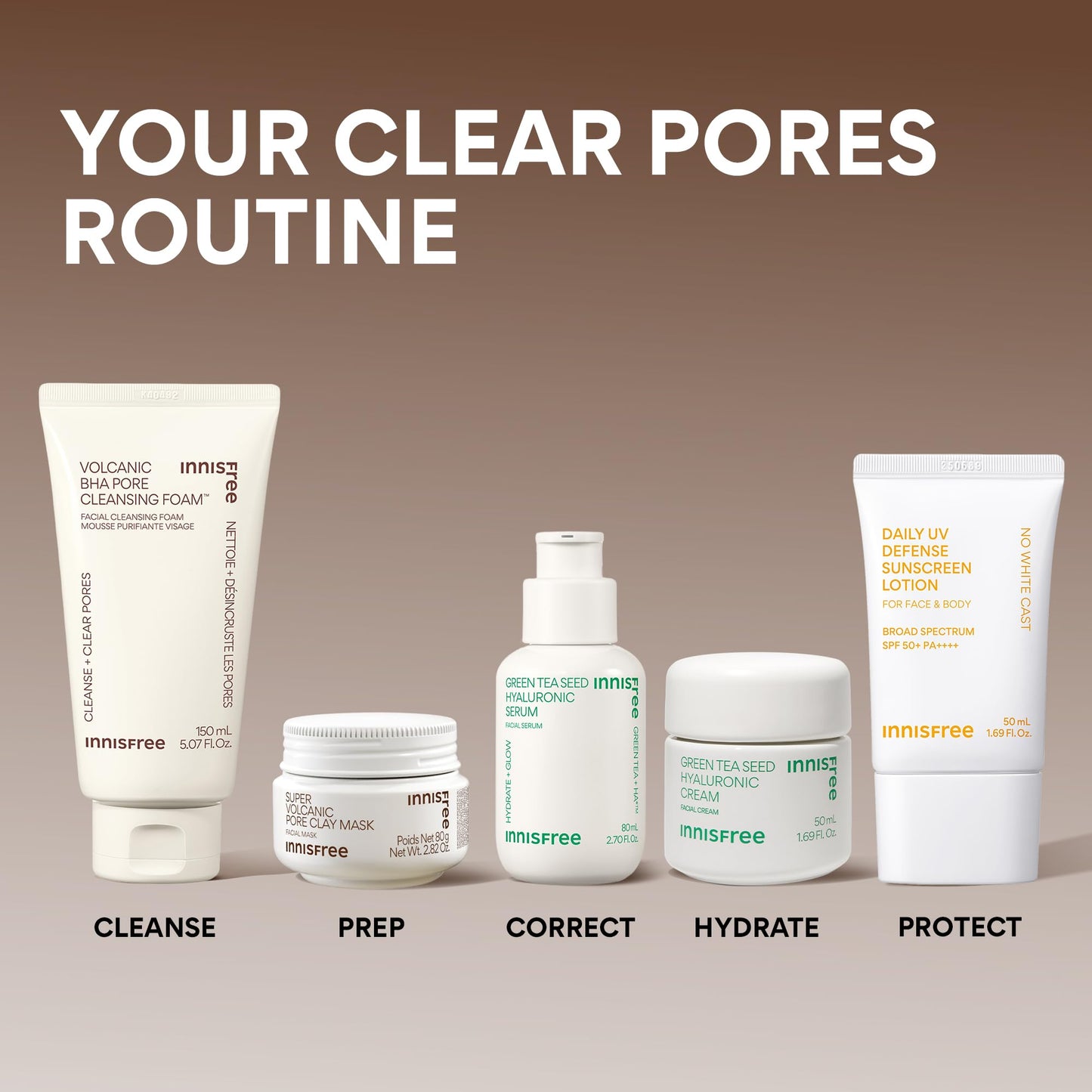 Innisfree Super Volcanic Clay Mask, Premium Korean Skincare with AHA and Natural Clusters for Deep Pore Detox, Gentle Exfoliation, Oil Control 🍁 All In One Marketplace Canada