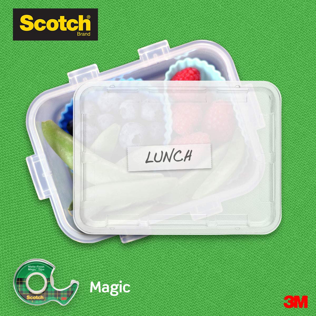 Scotch Magic Tape, 3 Dispensered Rolls, Numerous Applications, Invisible, Clear Tape Engineered for Repairing, 19mm Wide x 40m, 3 Rolls with Dispensers 🍁 All In One Marketplace Canada
