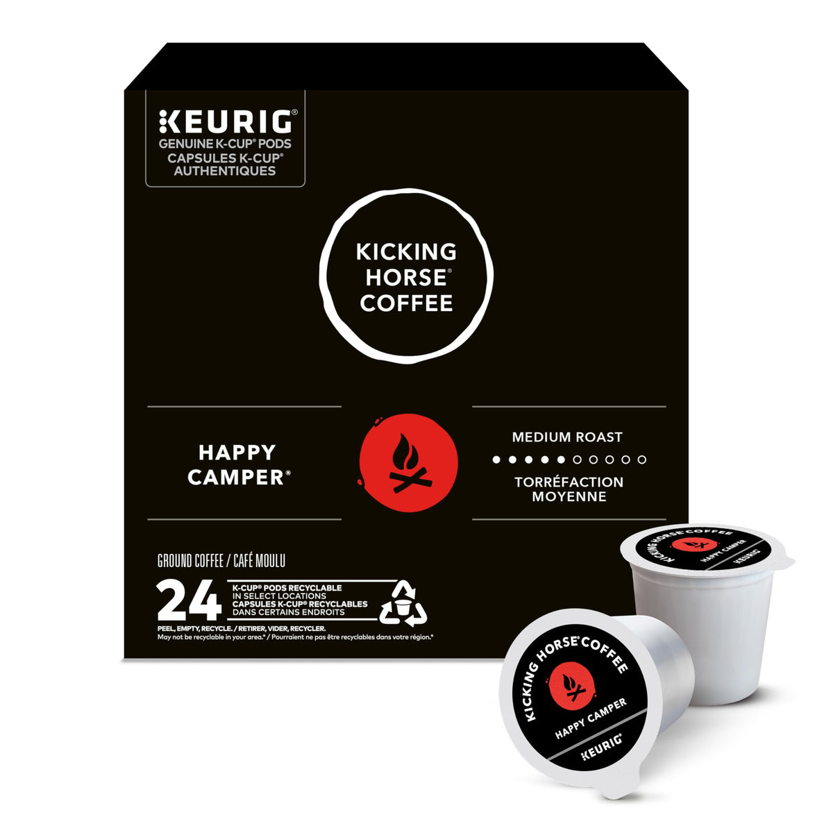 Kicking Horse Happy Camper, Medium Roast, K-Cup Coffee Pods, 24 Count 🍁 All In One Marketplace Canada