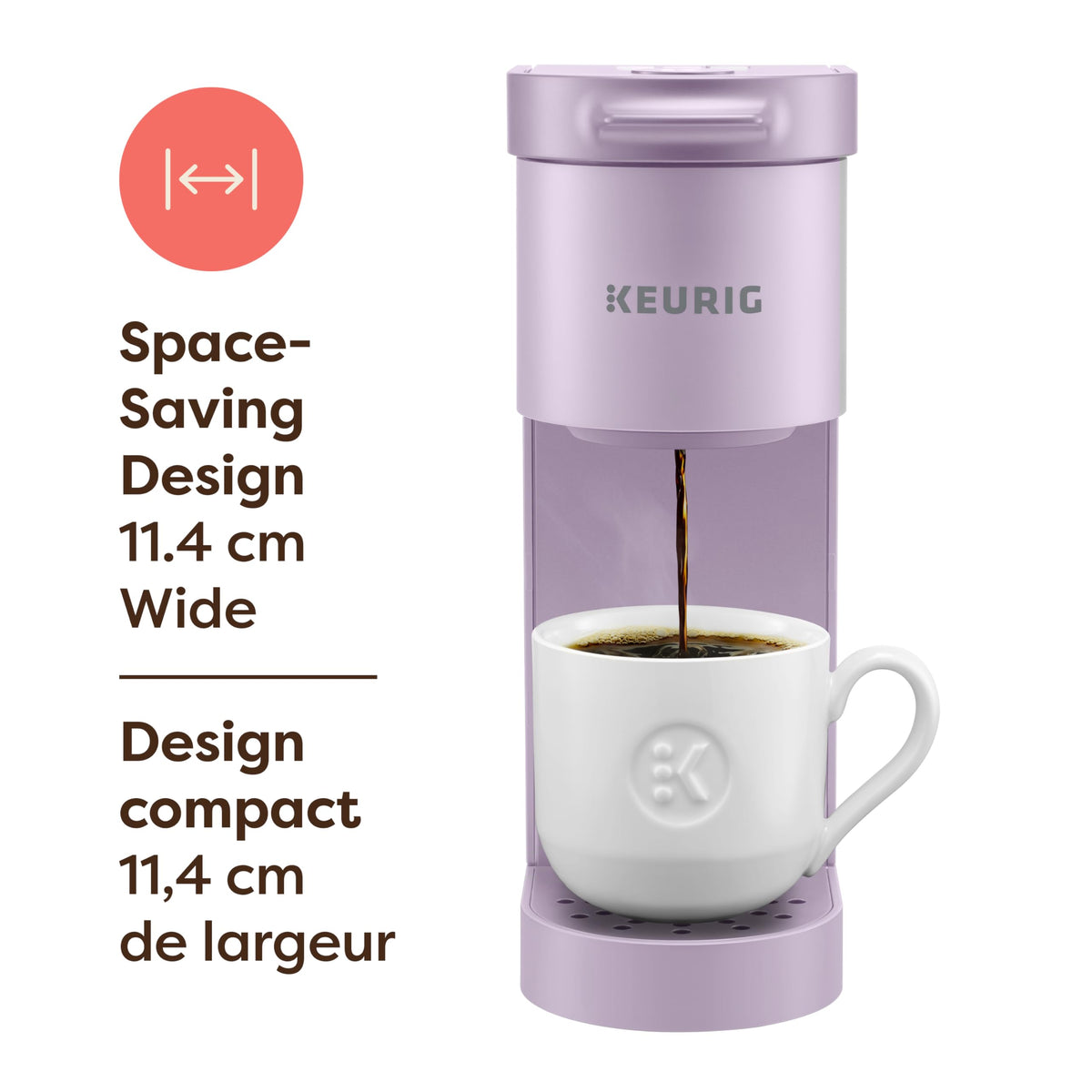 Keurig K-Mini Go Single Serve K-Cup Pod Coffee Maker, Violet 🍁 All In One Marketplace Canada