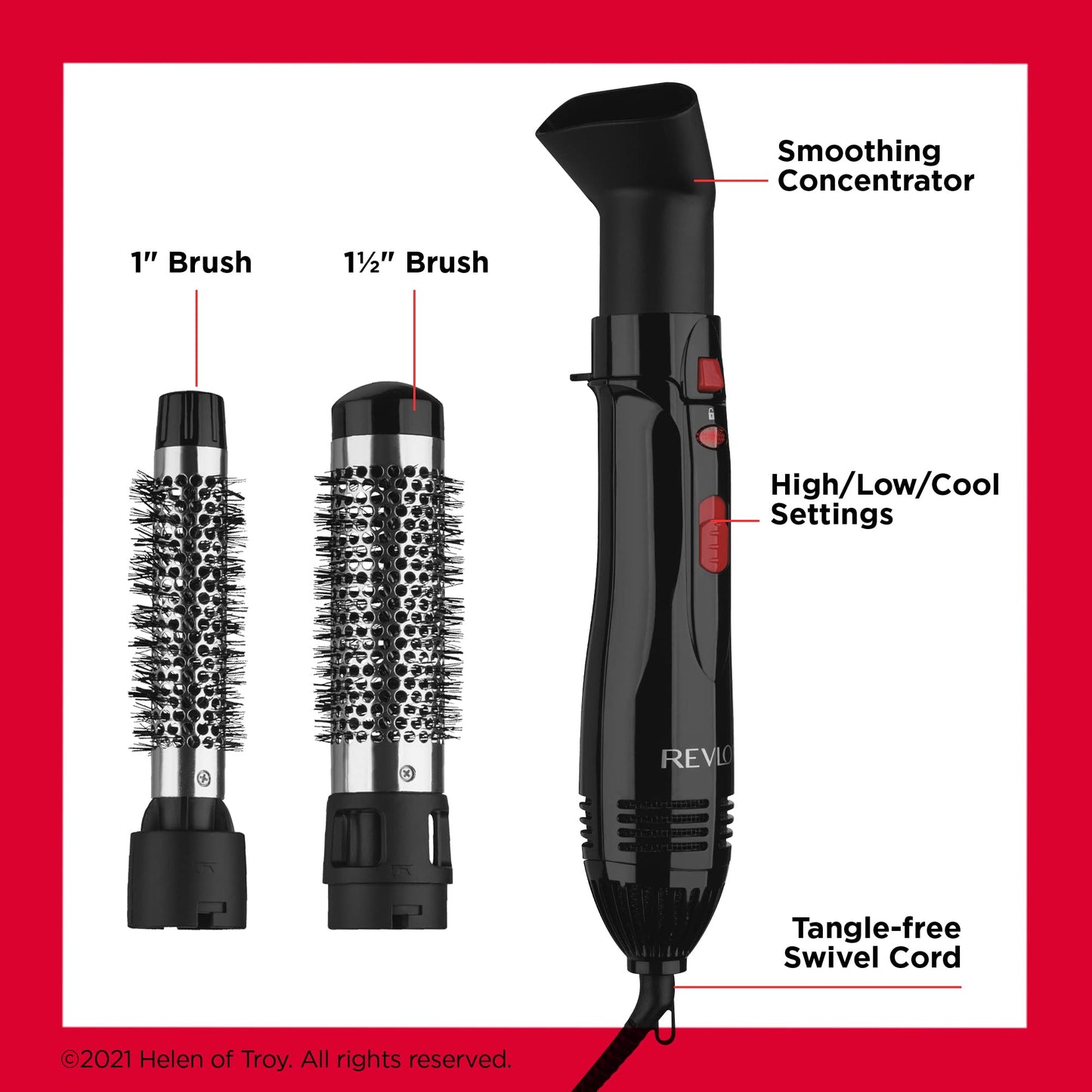 Revlon All-In-One Style Hot Air Kit - Curl and Volumize Hair, Salon-Styled Finish 🍁 All In One Marketplace Canada