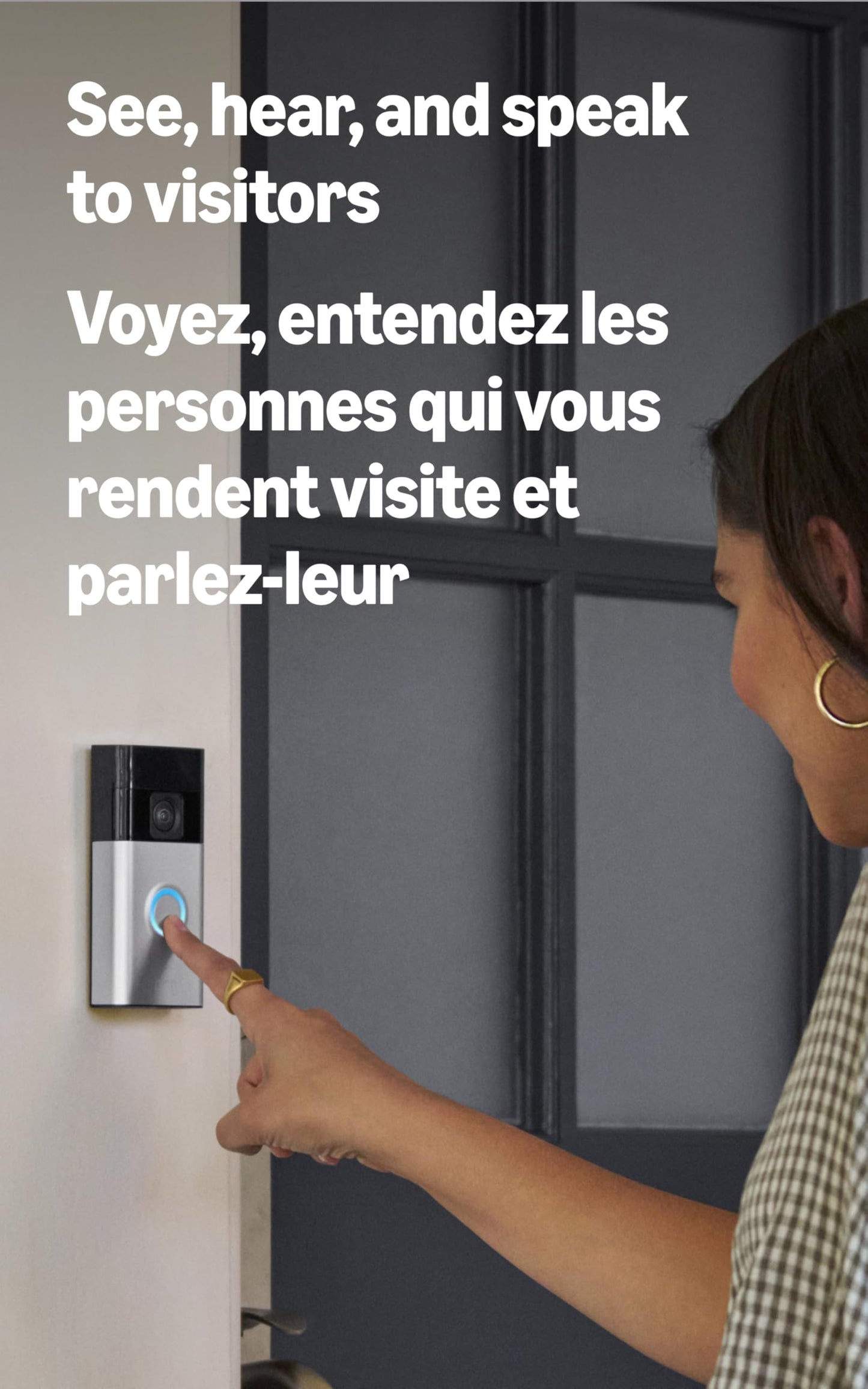 Ring Battery Doorbell Pro, Two-Way Talk with Audio+, 3D Motion Detection, and 1536p HD+ Head-to-Toe Video 🍁 All In One Marketplace Canada