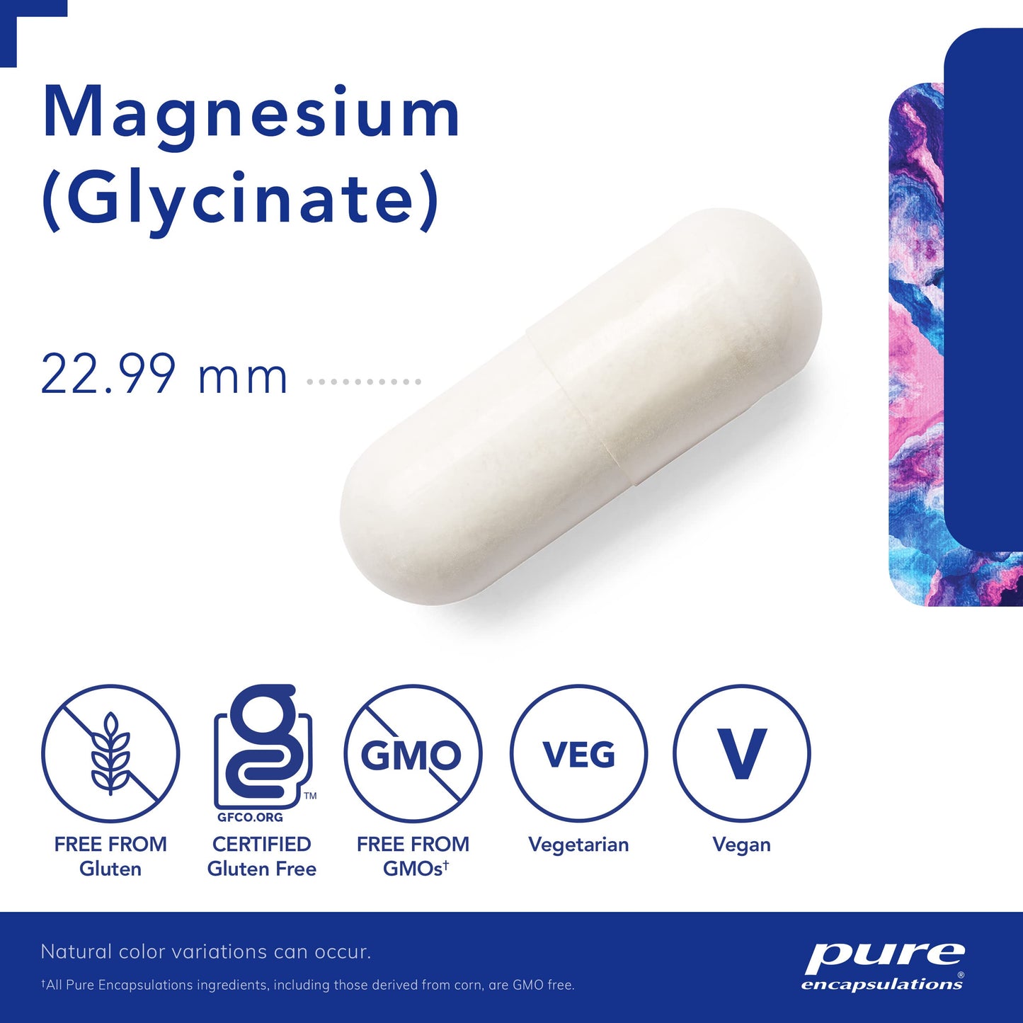 Pure Encapsulations Magnesium (Glycinate) - Supplement to Support Heart Health, Nerves, Muscles & Metabolism* - With Magnesium Glycinate - 180 Capsules 🍁 All In One Marketplace Canada
