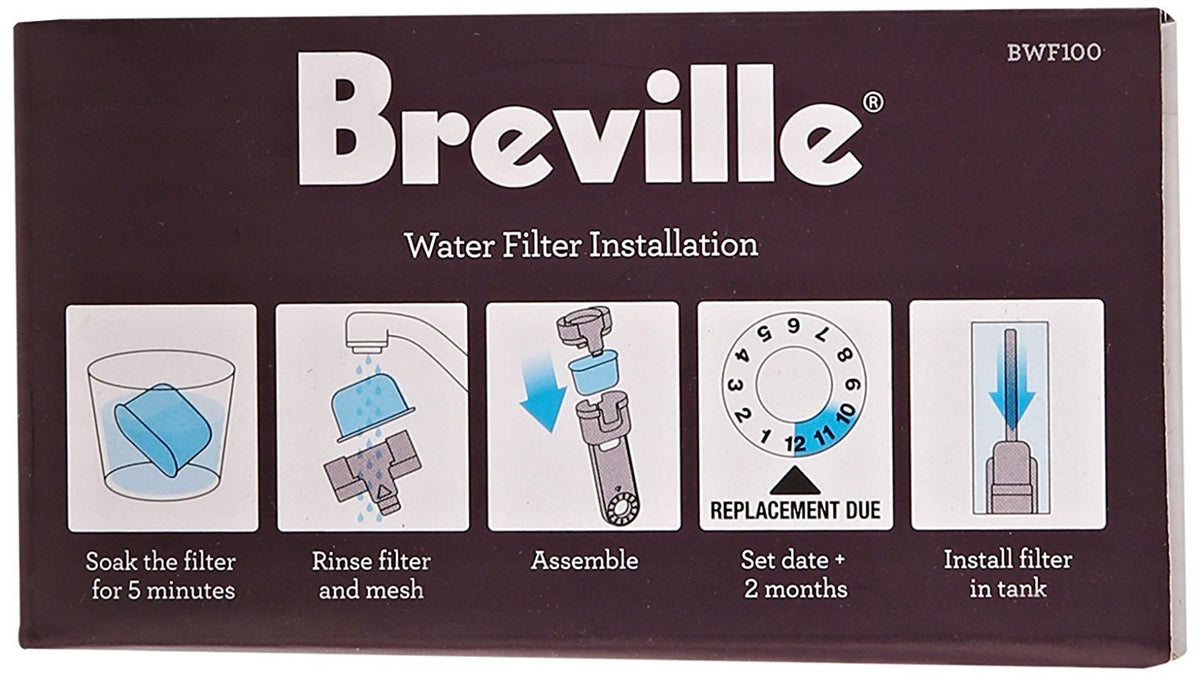Breville Single Cup Brewer Replacement Charcoal Filters,White, 6 - BWF100 🍁 All In One Marketplace Canada