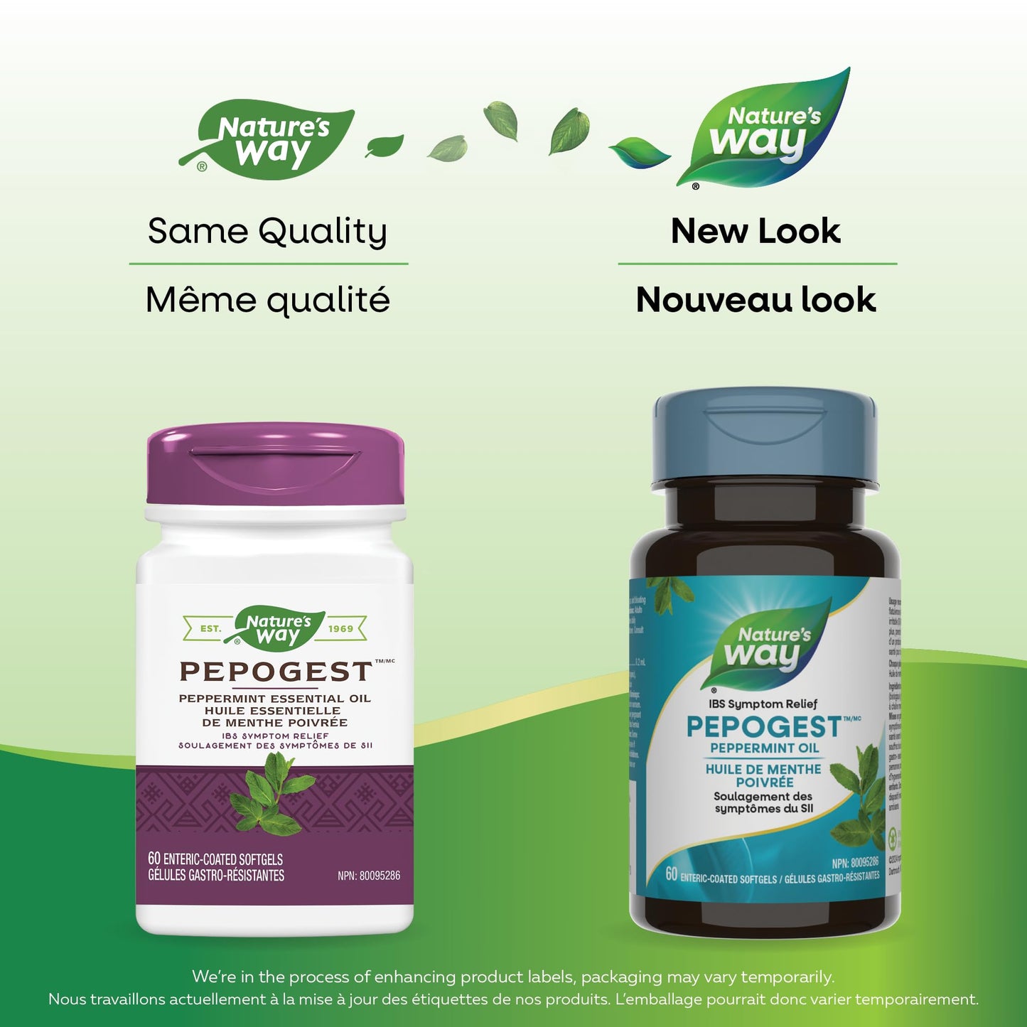 Nature’s Way Pepogest Peppermint Oil Softgels – Help Relieve Abdominal Pain, Gas & Bloating Associated with Irritable Bowel Syndrome – Enteric-Coated – 60 Capsules 🍁 All In One Marketplace Canada