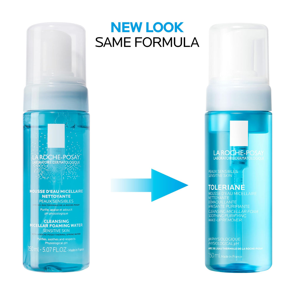 La Roche Posay Gentle Face Wash, Toleriane Micellar Foaming Water, Gently Cleanses and Purifies Skin, Formulated with Glycerin, Alcohol-Free, Recommended by Dermatologists, 150ml 🍁 All In One Marketplace Canada