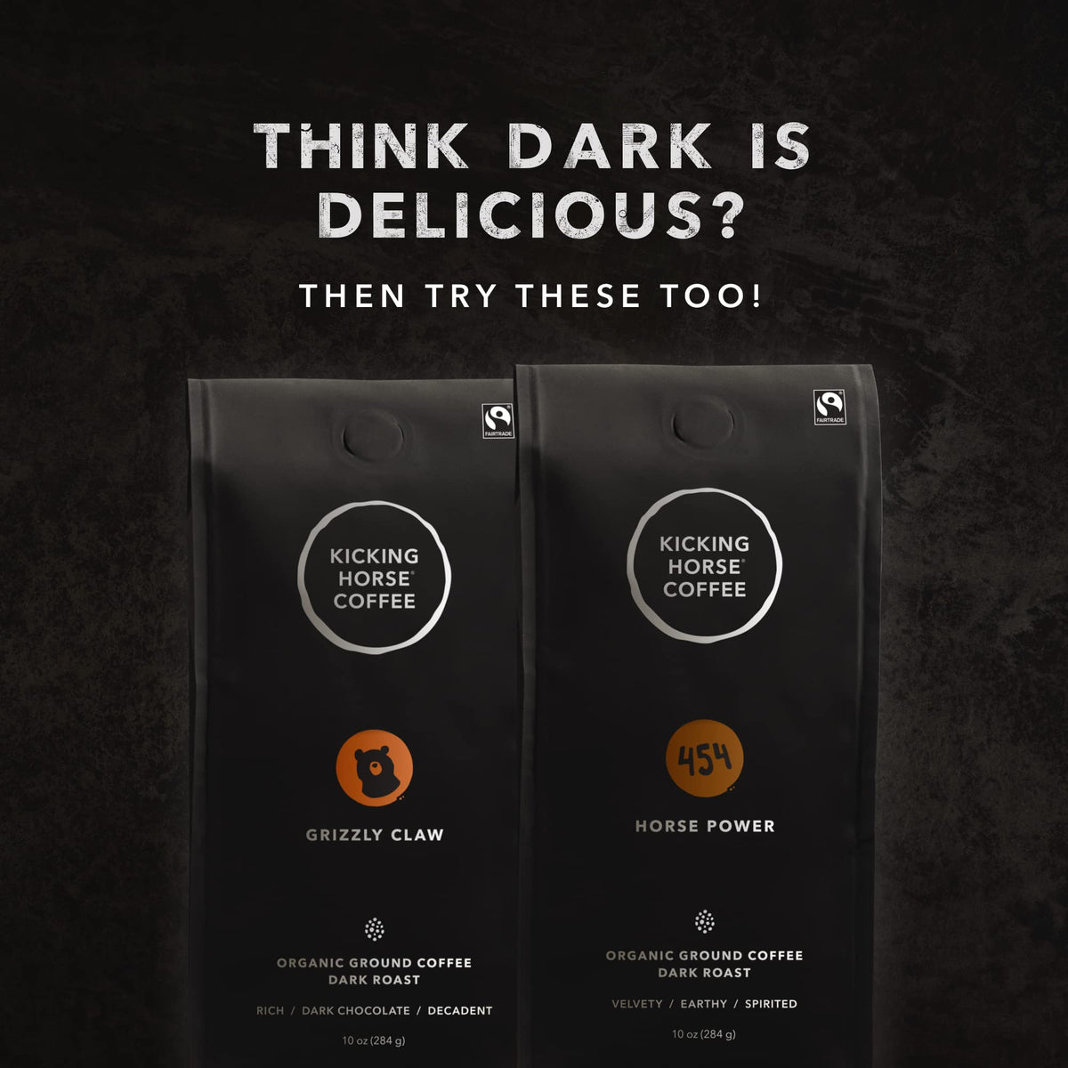 Kicking Horse Coffee, Kick Ass, Dark Roast, Whole Bean, 1 lb - Certified Organic, Fairtrade, Kosher Coffee 🍁 All In One Marketplace Canada
