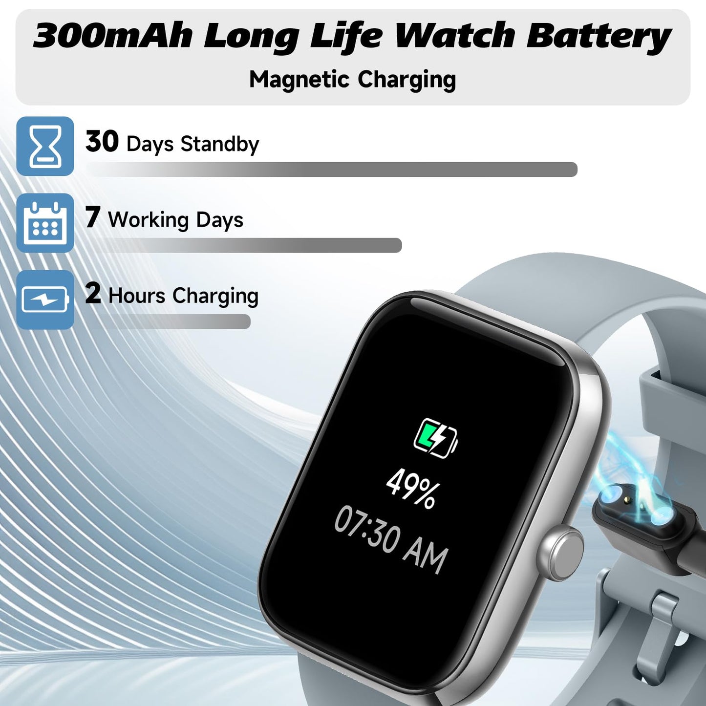 Smart Watch for Men Women with Bluetooth Call, Alexa Built-in, Heart Rate & Sleep Monitor, 1.83" DIY Dial Fitness Watch with 100+ Sport Modes, IP68 Waterproof, Compatible with Android iOS 🍁 All In One Marketplace Canada
