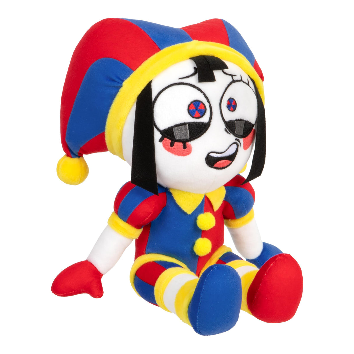 Amazing Digital Circus Large Plush Pomni Figure, 12"/ 30 CM Figure Made with Premium Materials Embroidery, Also Available is The Large Size Plush Caine, Collect Them Both 🍁 All In One Marketplace Canada