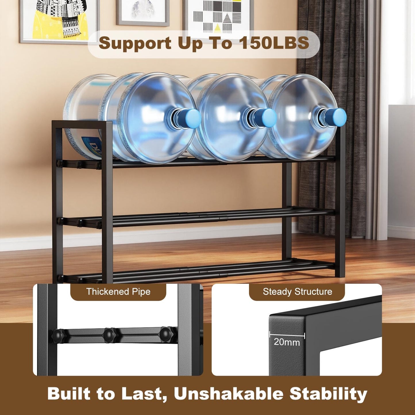 Roylvan 3-Tire Expandable Shoe Rack, 17"-31" Adjustable Stackable Free Standing Shoe Shelf Storage Fits 6-12 Pairs Shoes, Heavy Duty Reinforced Metal Shoes Organizer for Closet Entryway Doorway Dorm 🍁 All In One Marketplace Canada