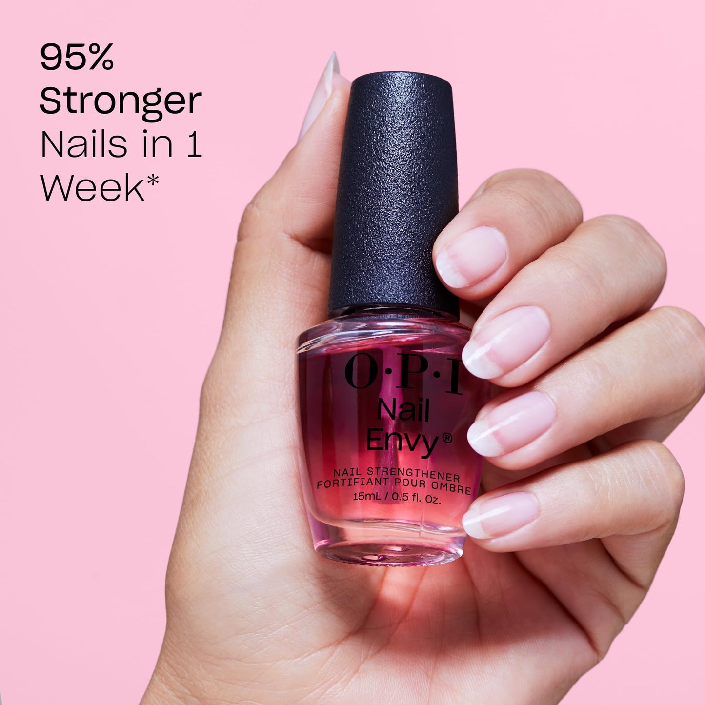 OPI Nail Envy Strengthener Pink to Envy | Sheer Soft Pink Crème Strengthening Nail Polish Treatment | Strengthen Weak & Thin Nails 🍁 All In One Marketplace Canada