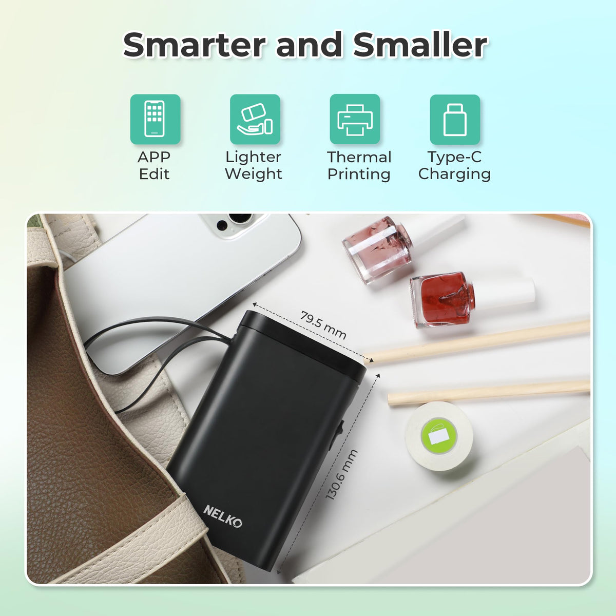 Label Maker Machine with Tape, P21 Portable Bluetooth Label Printer, Wireless Built-in Cutter Sticker Maker Mini Label Makers with Multiple Templates for Organizing Storage Office Home, Black 🍁 All In One Marketplace Canada
