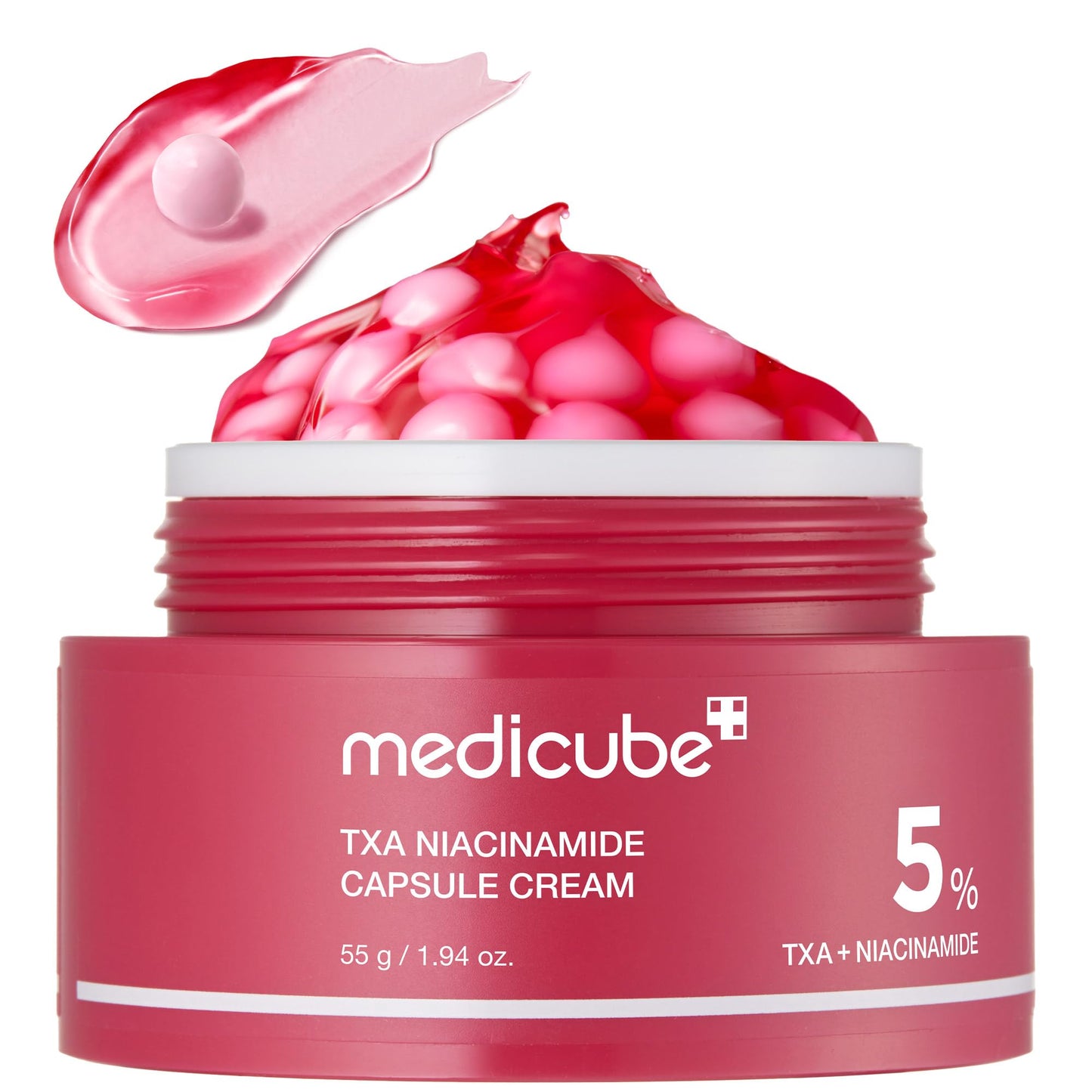 medicube TXA+Niacinamide Capsule Cream | Dual Radiance Moisturizer, Ideal for Use After Spot Care | For Uneven Skin Tone, Texture & Hydration | 99% Pure Tranexamic Acid | Korean Skincare | 1.94oz 🍁 All In One Marketplace Canada